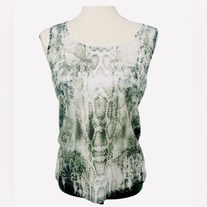 CHICO'S NEUTRAL BATIK SEQUIN TANK
VETIVER CHICOS SIZE 2